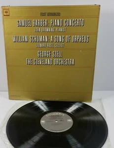 Samuel Barber Piano Concerto William Schuman A Song Of Orpheus Columbia Mono VG+ - Picture 1 of 5
