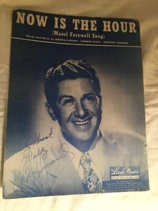 Now Is the Hour (Maori Travel Song) Kaihan 1946 Vintage Sheet Music - Picture 1 of 6
