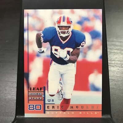 1998 Leaf Rookies & Stars Eric Moulds #45  Football Card Bills - Image 1 of 2