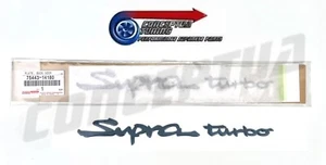 Trasero Original Supra Turbo Pegatina Insignia Emblema Encaja Toyota MK4 JZA80 - Imagen 1 de 1