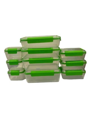 SnapLock By Progressive SNLHSN-6 Clear Green Leak Proof Sandwich Container 20 pc - Image 1 of 4