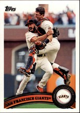 2011 Topps San Francisco Giants Baseball Card #552 San Francisco TC