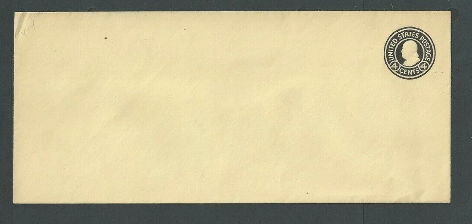 U441 4c Black On Amber Mint Entire Size 21 Die 148 - Image 1 of 1