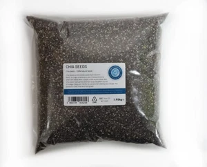 Chia Seeds, 100% Natural, Dark Chia Seeds - Premium Quality 50g - 1.95kg - Picture 1 of 17