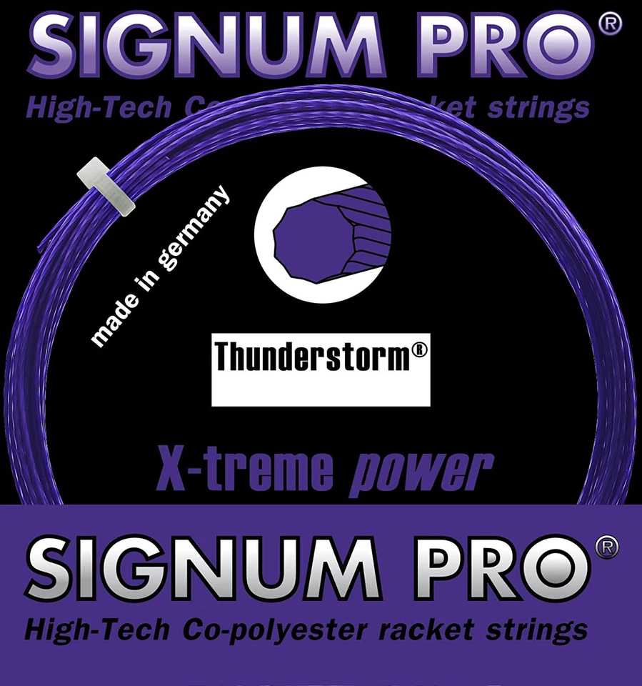 Signum Pro - Thunderstorm 1,24 mm - Tennisschnur - lila violett - Set - 12 m