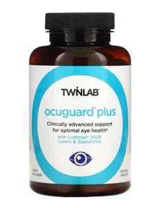 Twinlab Ocuguard Plus (with Lutein and Zeaxanthin) 120 Veggie Capsules Fresh - Picture 1 of 2