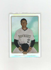 2010 Topps Chrome Topps 206 Chrome Refractor /499 Troy Tulowitzki #TC22