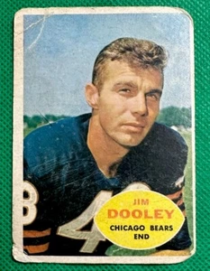 1960 Topps Football #15 Jim Dooley Chicago Bears niedrige Qualität - Bild 1 von 3