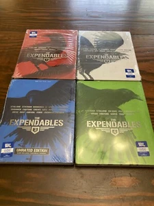 The Expendables 1-4 Steelbooks 4K UHD Bluray Best Buy Exclusive - New - Picture 1 of 11