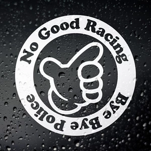 No Good Racing Car Sticker - JDM JAP Tuner Japanese Kanjo Honda Civic EK9 EG EF - Picture 1 of 4
