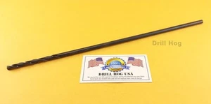 9/32" Aircraft Extension Drill Bit 12" Long Moly 7 Lifetime Warranty Dill Hog  - Picture 1 of 5