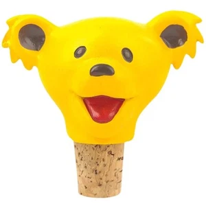 GRATEFUL DEAD gelber tanzender Bär Flaschenverschluss *NEU IM KARTON* - Bild 1 von 3