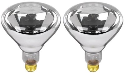 Satco S4999 250W R40 Dimmable Heat Lamp Bulbs - Pack of 2 - Image 1 of 4