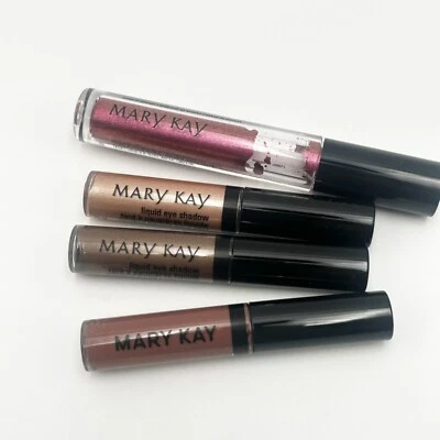 NIB Mary Kay Liquid Eyeshadow SET: Light Beam, Meteor Shower, Warm Desert & Rosé - Image 1 of 4