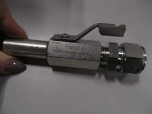HOSCO SSBV-10TUBE-10TF-316 BALL VALVE, 5/8" TUBE STUB X TUBE FIT - Picture 1 of 3