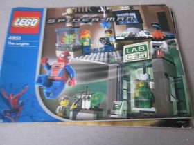 Lego Building Instructions Instruction 4851 Spiderman "The Origins"