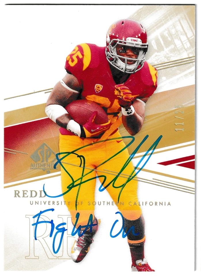 2014 Upper Deck SP Authentic Gold Inscription Auto /25 Silas Redd USC #67 - Image 1 of 1