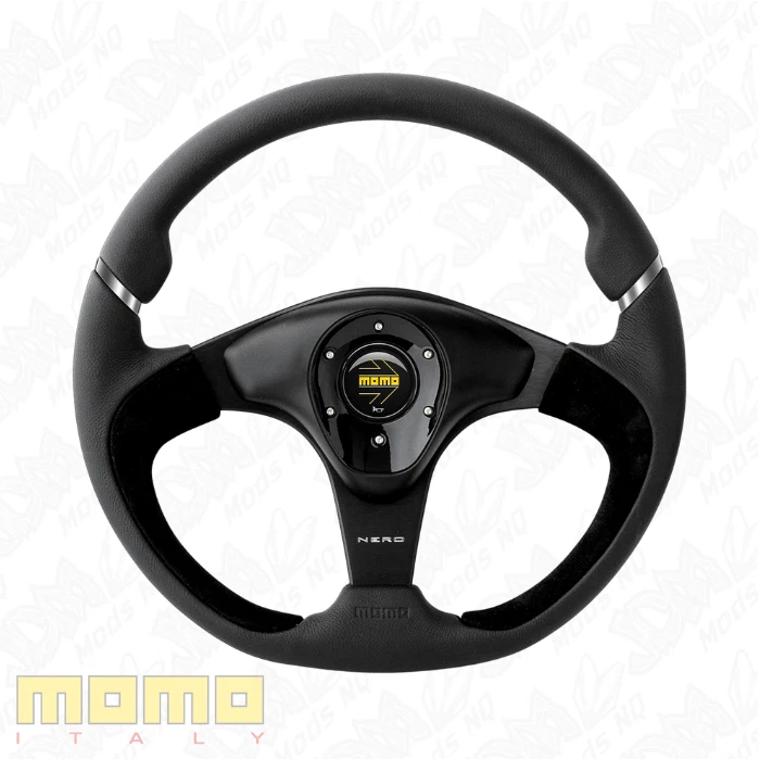 MOMO Nero Black Leather 350mm Steering Wheel VNERO35000NER - Image 1 of 1