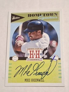 2013 MIKE GREENWELL HOMETOWN HEROES AUTOGRAPHED AUTO CARD #HSMG BOSTON RED SOX - Bild 1 von 3