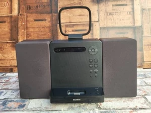 Sony Micro HiFi Component System CMT-LX40i IPod Dock DAB Radio CD Aux FM Iphone - Picture 1 of 13