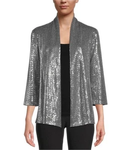 Kasper Womens Sequin Cardigan Sweater - Picture 1 of 1