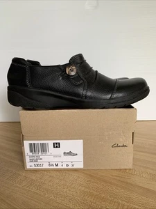 Clarks Cheyn Inca Ultimate Comfort Mocasines sin cordones Negro Damas Talla 6 1/2 M - Imagen 1 de 15