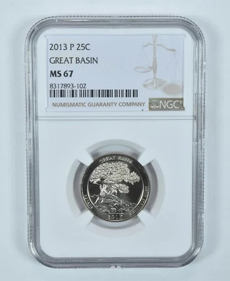 2013-P Washington Quarter Great Basin America The Beautiful MS67 NGC *4911 - Image 1 of 4