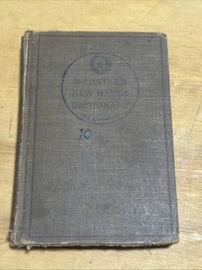 RARE!! VINTAGE**** websters new handy dictionary 1918 - Picture 1 of 12