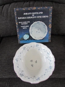 Vintage Johann Haviland Ciotola per Verdure Blu da Giardino, Baviera, Germania (Nuova, Altro) - Foto 1 di 1