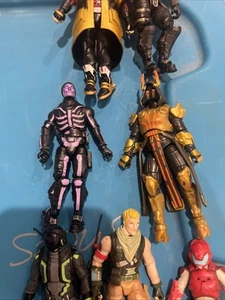 Lot Of (7) Assorted Fortnite Figures Popular Skins  - Picture 1 of 8