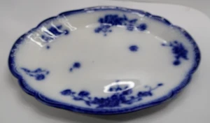 Antique Grindley Flow Blue Large Platter Pattern 14"x10" - Picture 1 of 9