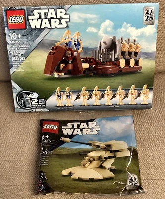 Star Wars Episode I (25th Anniversary) Lot (30680 & 40686) - Lego Star Wars 2024 - Image 1 of 4