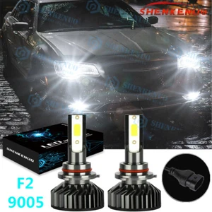 Faro LED bombillas altas bajas para Chrysler 200 300 2016 2017 2018 2019 F2 6000K - Imagen 1 de 15