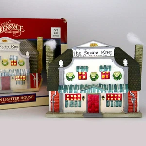 Lemax 1994 The Square Knot Rest Hearthside Dickensvale Caddington Lighted House - Bild 1 von 17
