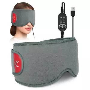 Comfytemp Heated Eye Mask for Dry Eyes, USB Wearable Eye Heating Pad, Sinus - Picture 1 of 7