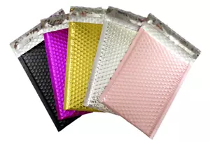 6 Zoll x 9 Zoll METALLISCHE BLASENMAILER VERSAND VERSAND VERSAND GEPOLSTERTER UMSCHLAG FARBE WÄHLEN - Bild 1 von 13