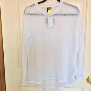 Cotton On Women's Long Sleeve Party Cocktail See-through Lace Top Blouse Size XS - Picture 1 of 12