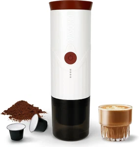 Portable Espresso Machine, Electric Travel Coffee Maker for Camping, Car Coffee  - Picture 1 of 8