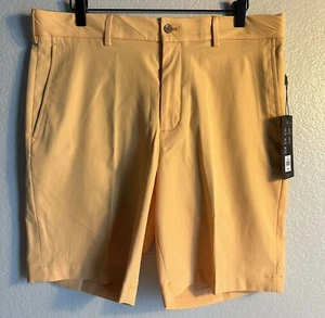 Walter Hagan Tangerine Orange Men’s Shorts 34w 9” Inseam - Picture 1 of 4