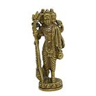 Trimurti Brass Statue Lord Shiva Vishnu Brahma Dattatreya Hindu Charm Mini Idol