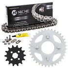 Sprocket Chain Set for Honda ATC70 14/35 Tooth 420 O-Ring Rear Front Kit