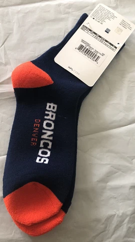 Denver Broncos Team Color Socks New With Tags ( New) Cover