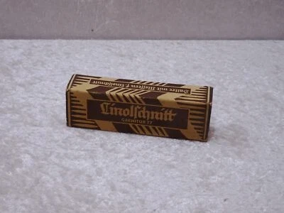 SXwLsg - DDR Design Linolschnitt Garnitur Nr. 77 - Vintage  - Bild 1 von 3