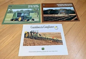 3 Vintage JOHN DEERE CATALOGS Tractors 45 to 85 HP / Compliance / Rippers Bedder - Picture 1 of 12