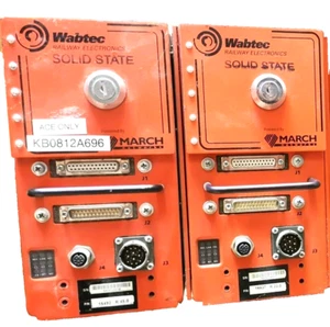LOT OF 2 - WABTEC SOLID STATE 16637 RAILWAY ELECTRONIC - Picture 1 of 4