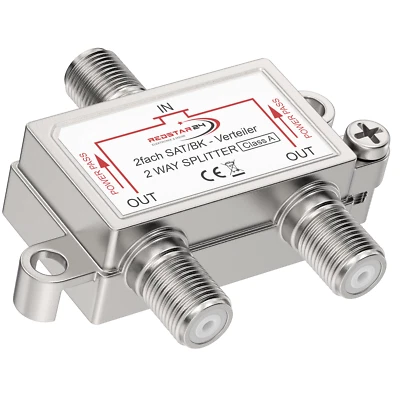 Sdoppiatore satellitare 2 scomparti BK Sdoppiatore - Sdoppiatore satellitare per TV e Radio2 uscite - Immagine 1 di 4