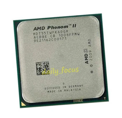 AMD Phenom II x6 1055T 95W HDT55TWFK6DGR 6 Core 2.8GHz Socket AM3 CPU Processors - Image 1 of 4