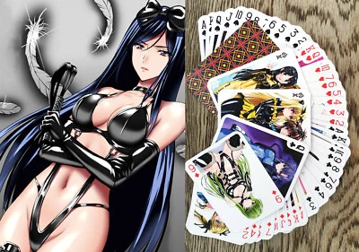 Playing Cards (Poker Deck 54 Cards) Sen Sansui Latex Sexy Woman Anime Manga 318 - Image 1 of 4