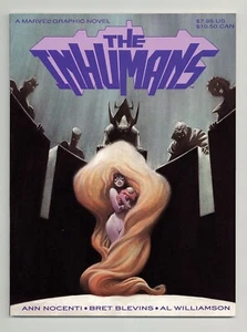 MARVEL GRAPHIC NOVEL #NN 9.0 HIGH GRADE INHUMANS W PGS 1988 - Picture 1 of 2