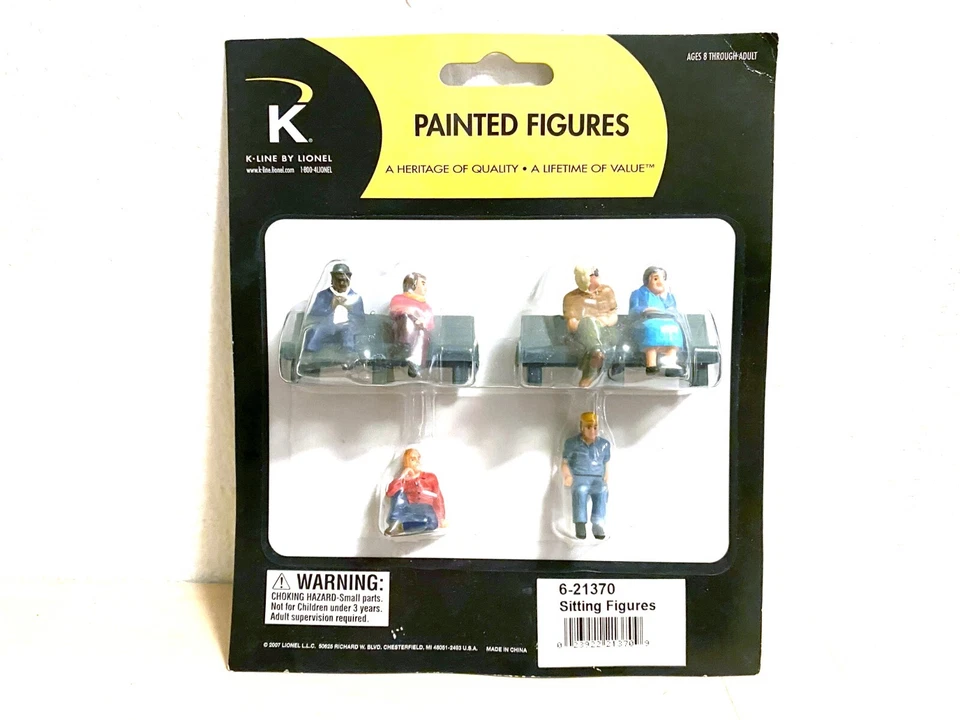 K-Line by LIONEL USA Spur 0 unbenutztes Figuren-Set (Sitting Figures) - Bild 1 von 1